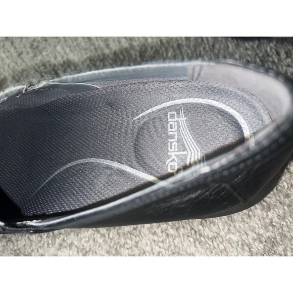 Dansko Jane Clog, black leather slip on work shoe, size 39  8.5 - 9 - Picture 5 of 5